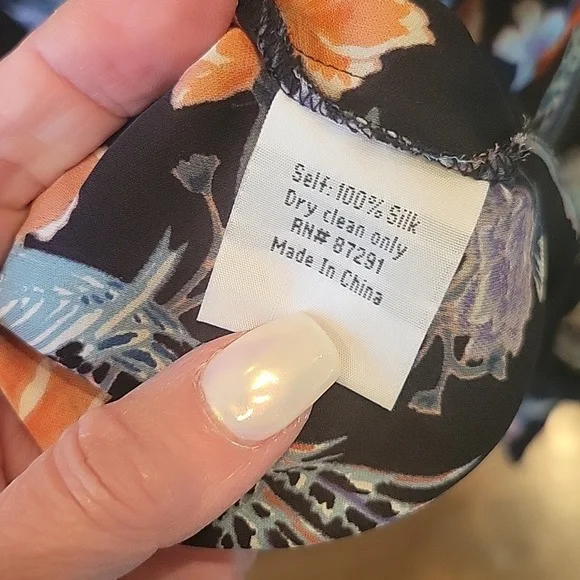 Johnny Was Silk Blouse - Picture 7 of 14